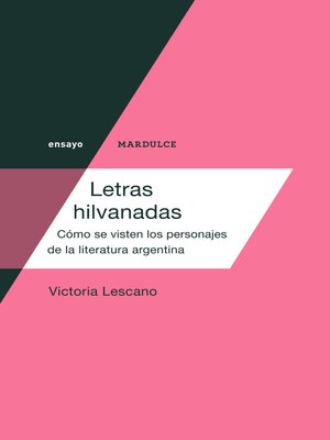 cover image of Letras hilvanadas